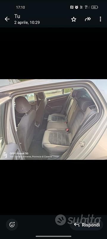 Usata VW Golf VII 110 CV (80 kW) 2015 Grigio Berlina
