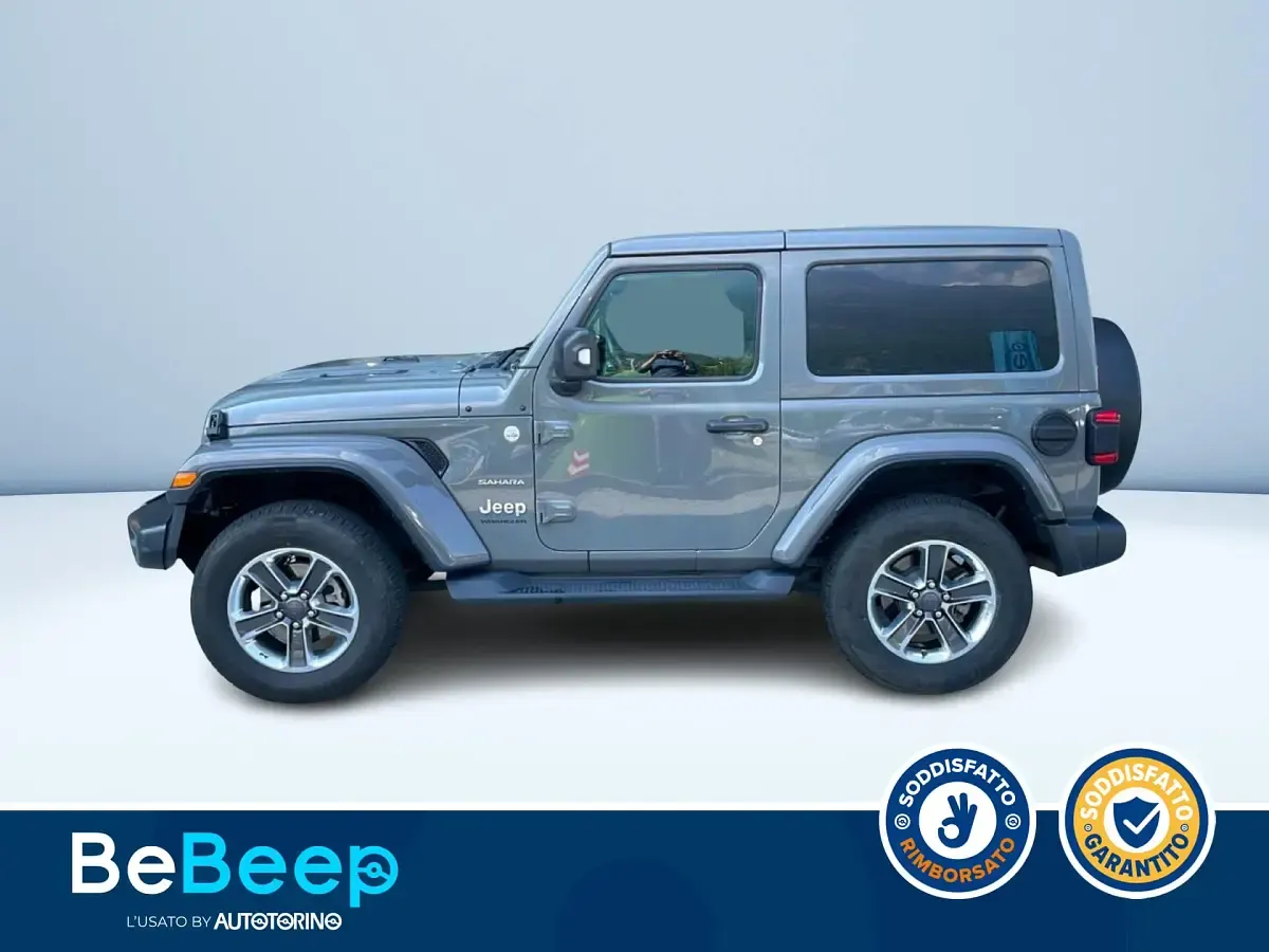 Usata Jeep Wrangler Sahara 200 CV (147 kW) 2020 Grigio scuro metallizzato SUV