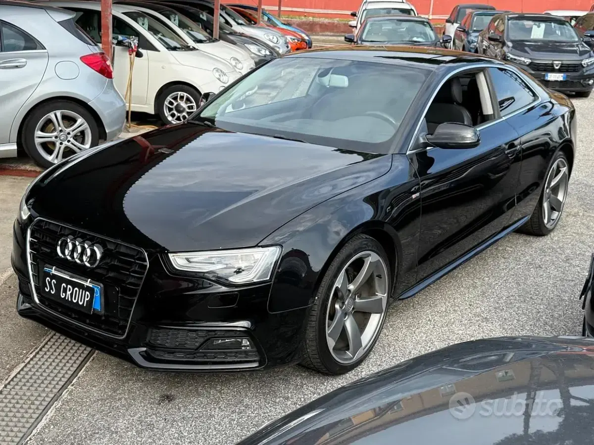 Usata Audi A5 S-Line 190 CV (139 kW) 2016 Nero Coupé