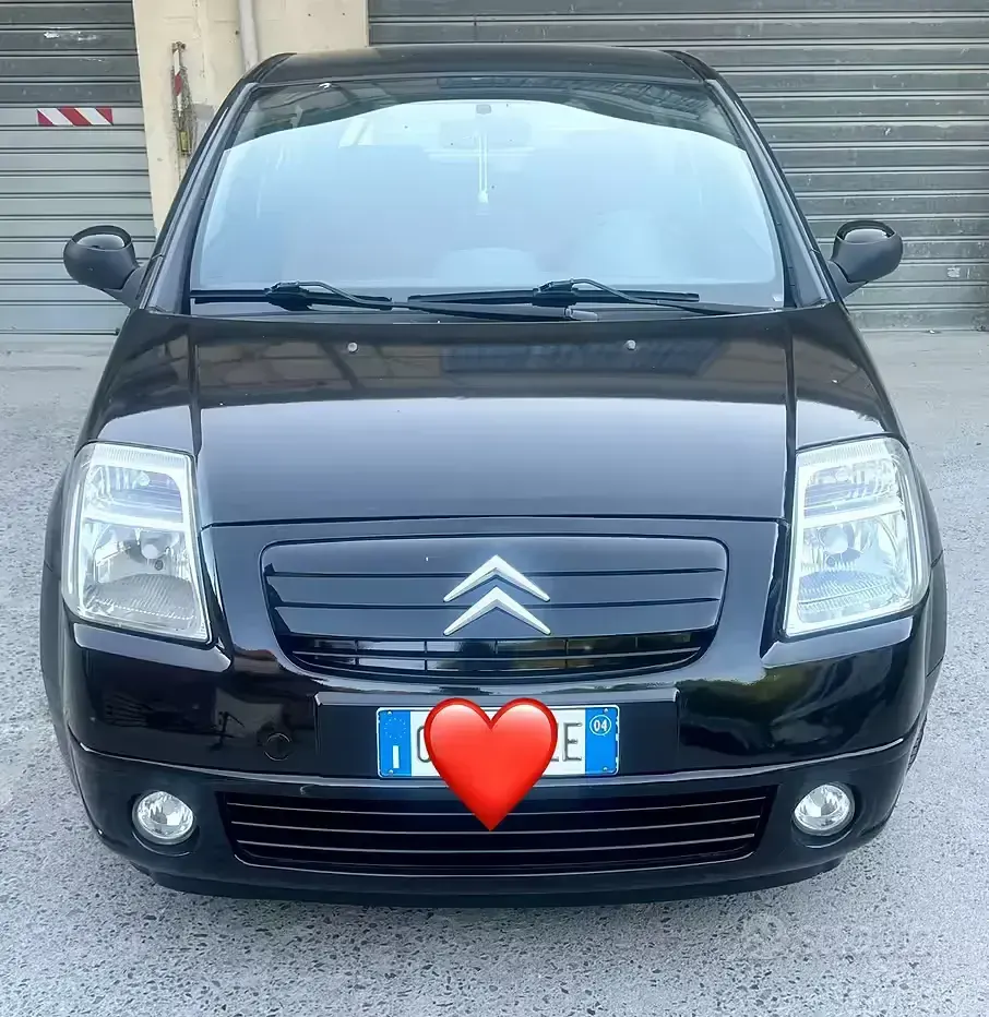 Usata Citroën C2 VTR Sport 68 CV (50 kW) 2004 Nero Utilitaria
