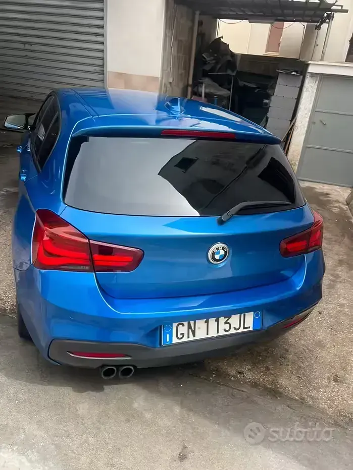 Usata BMW 125 M Sport 224 CV (164 kW) 2018 Blu Utilitaria
