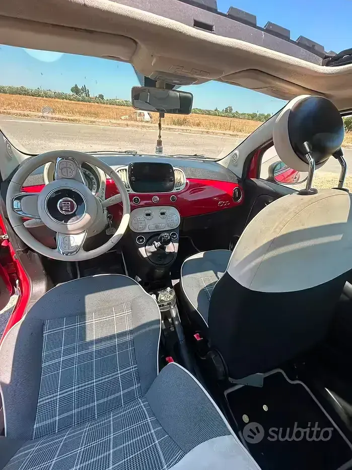 Usata Fiat 500 75 CV (55 kW) 2025 Rosso Berlina
