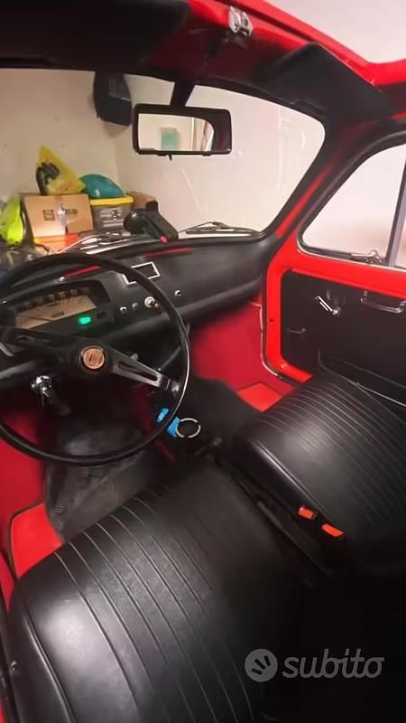 Usata Fiat 500 1970 Rosso Utilitaria