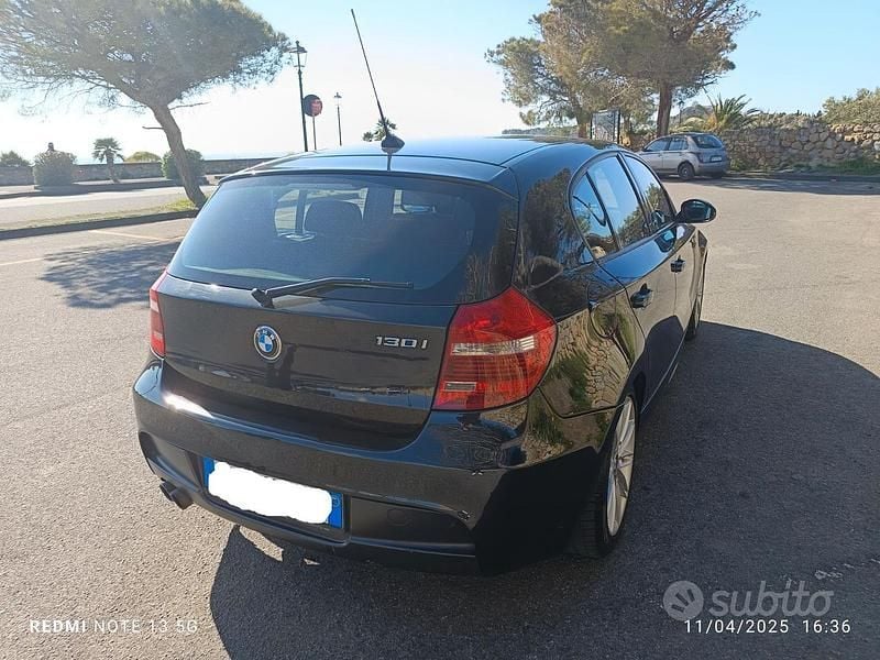 Usata BMW 130 M Sport 265 CV (194 kW) 2007 Nero Utilitaria