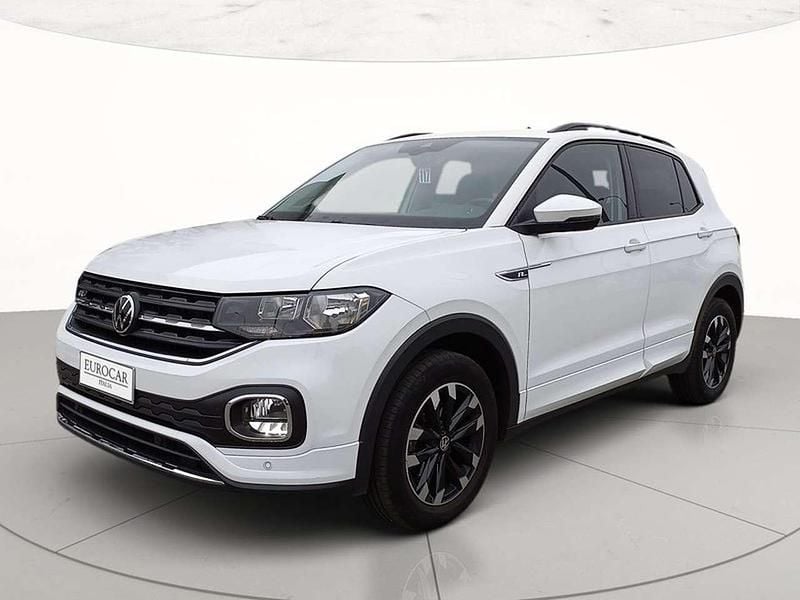 Pure white Usata 2022 VW T-Cross Style SUV | 19.500 € (Buon prezzo) - Immagine 1/4