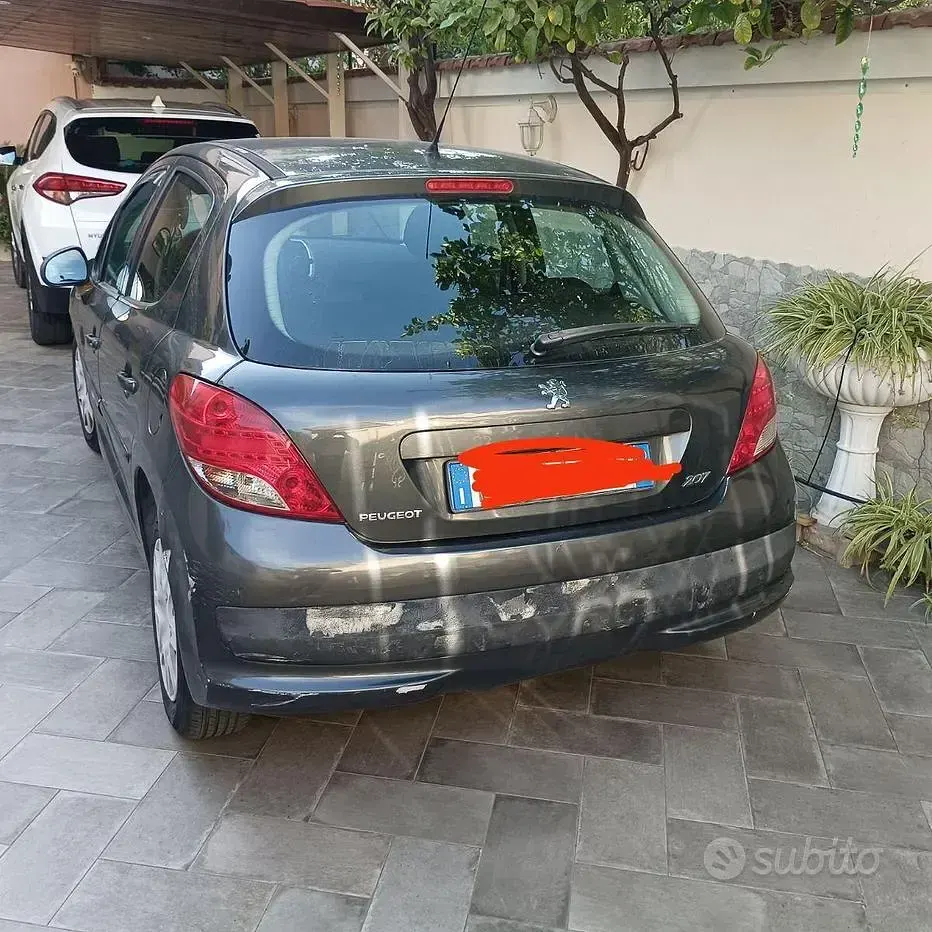 Usata Peugeot 207 73 CV (53 kW) 2012 Grigio Berlina