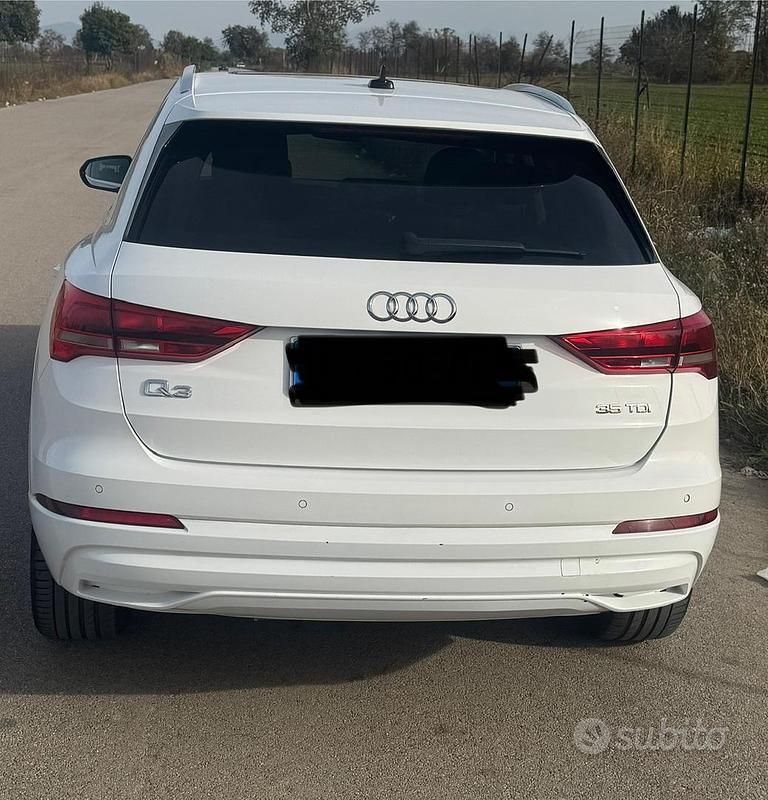 Usata Audi Q3 S-Line 150 CV (110 kW) 2019 Bianco SUV