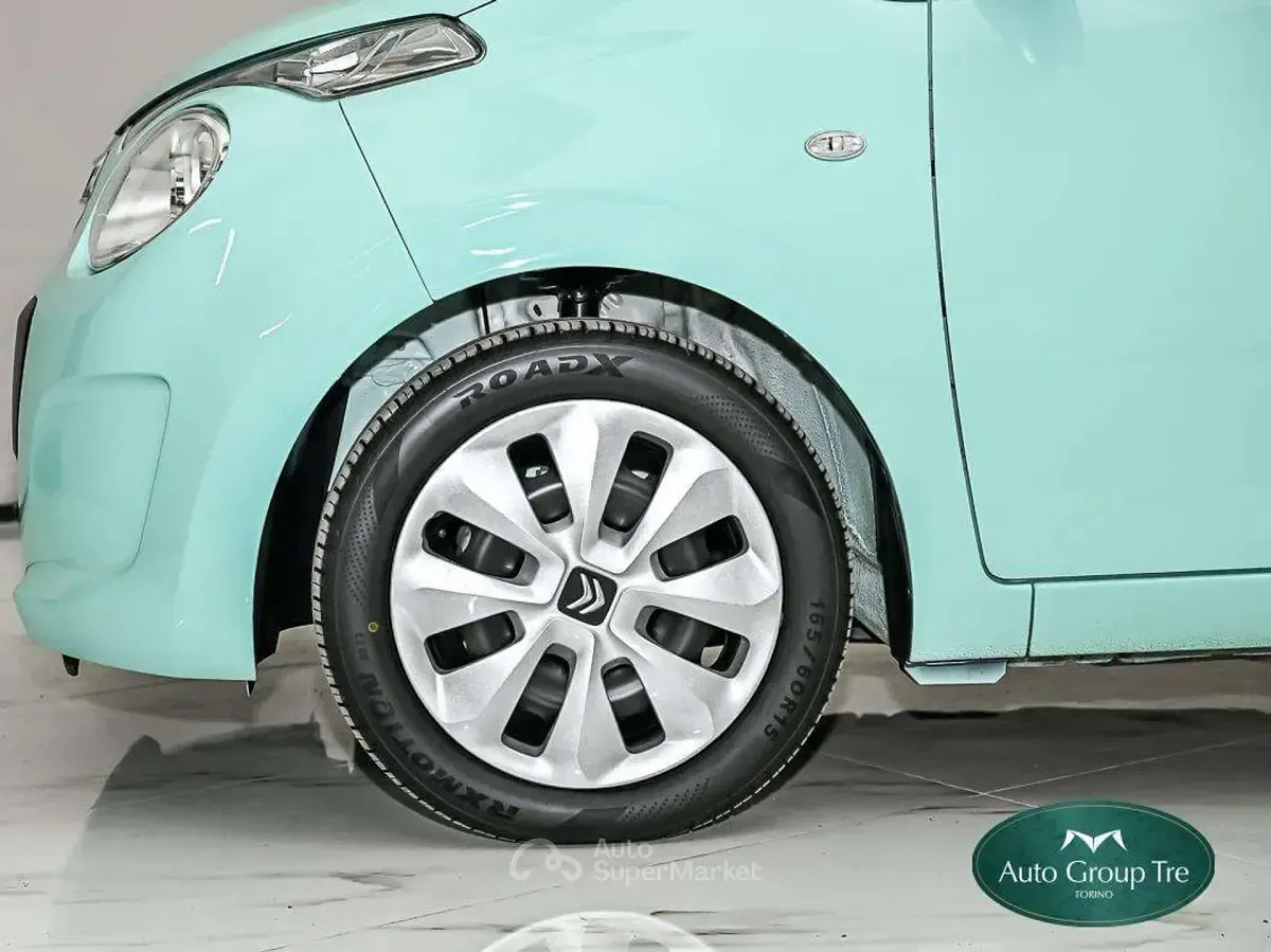 Usata Citroën C1 Shine 72 CV (52 kW) 2019 Verde Utilitaria