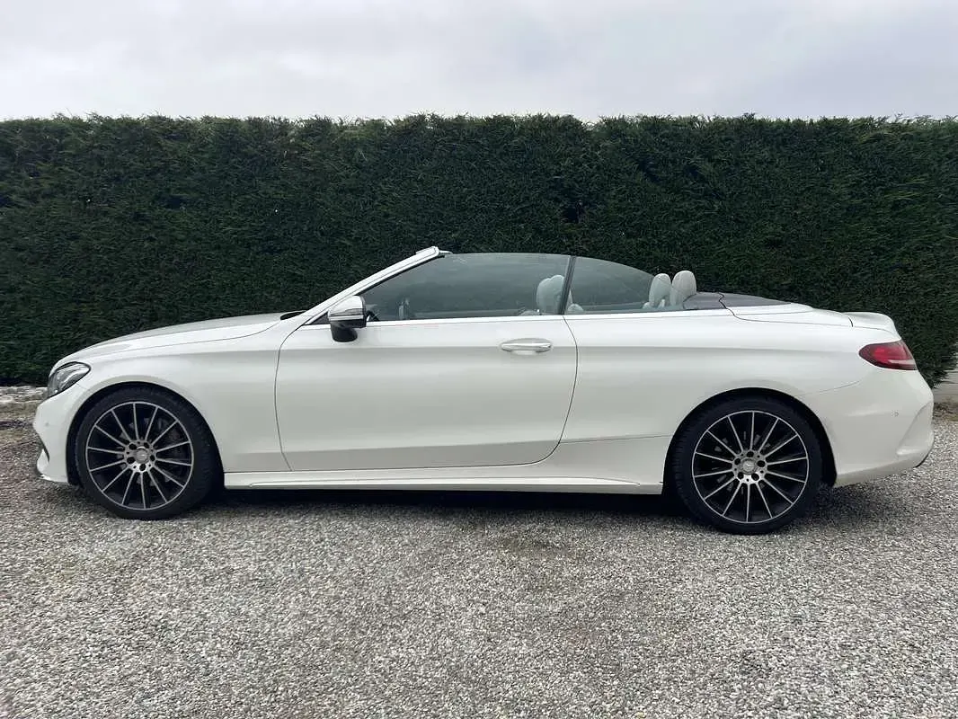 Usata Mercedes C250 Executive 211 CV (155 kW) 2018 Bianco Cabrio