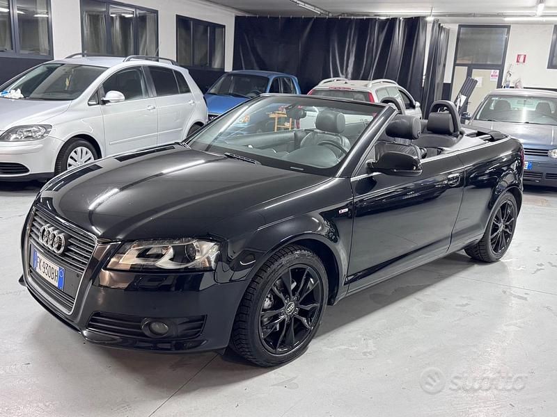 Usata Audi A3 Cabriolet S-Line 140 CV (102 kW) 2012 Nero Cabrio