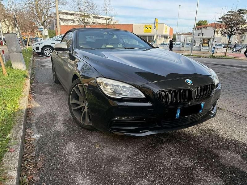 Nero Usata 2016 BMW 640 Cabriolet Cabrio | 25.500 € (Ottimo prezzo) - Immagine 1/4