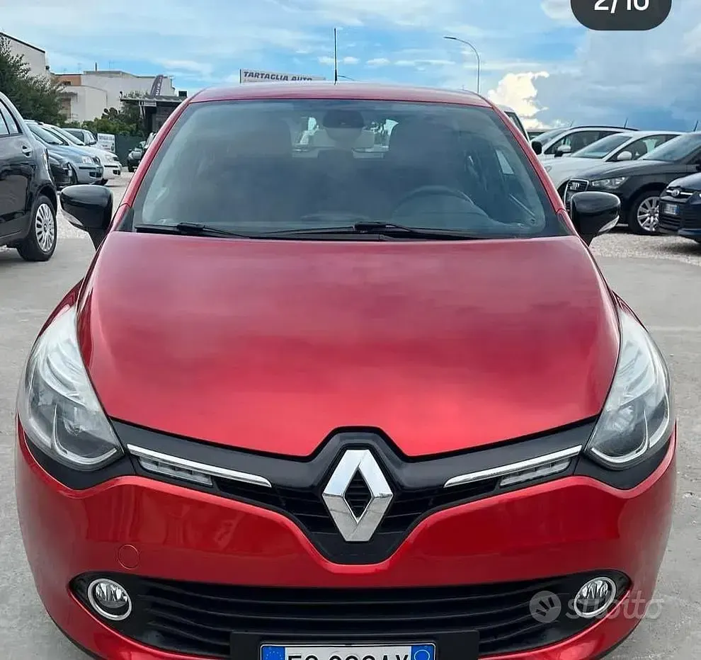 Usata Renault Clio IV 75 CV (55 kW) 2013 Rosso Berlina