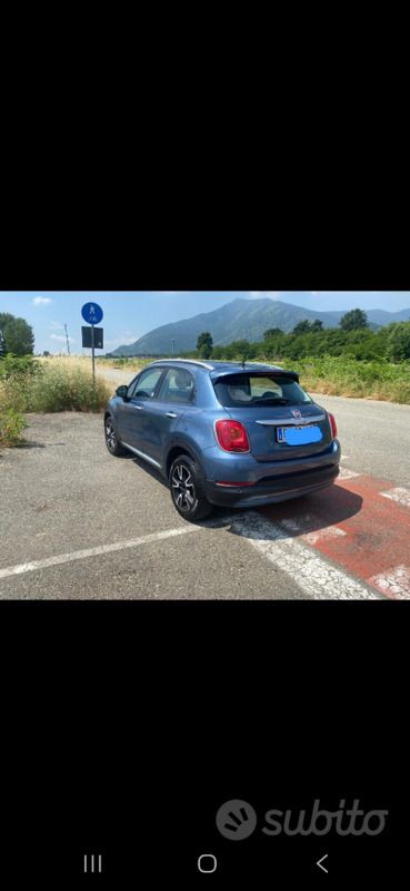 Usata Fiat 500X Mirror 120 CV (88 kW) 2018 Blu SUV