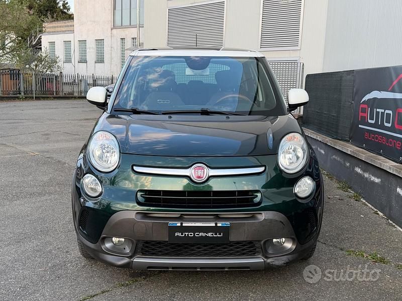 Usata Fiat 500L Trekking 105 CV (77 kW) 2014 Verde Monovolume