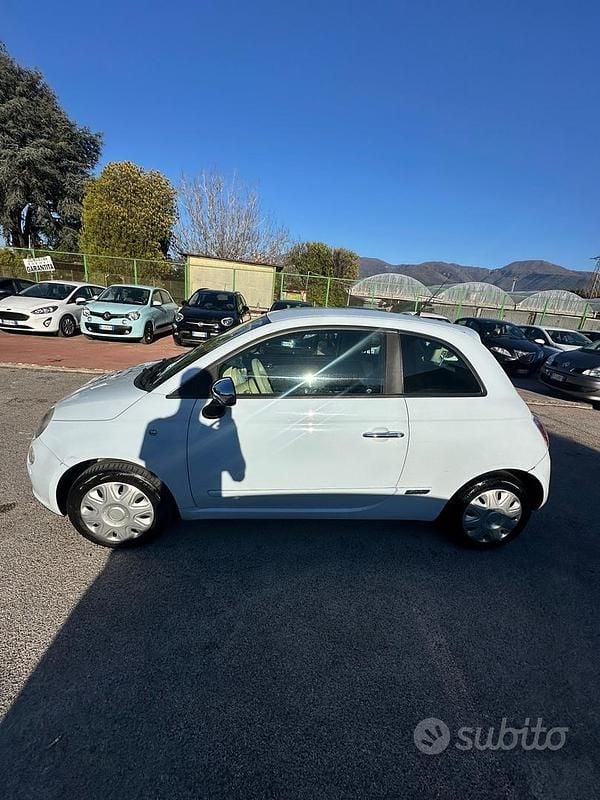 Usata Fiat 500 75 CV (55 kW) 2009 Bianco Cabrio