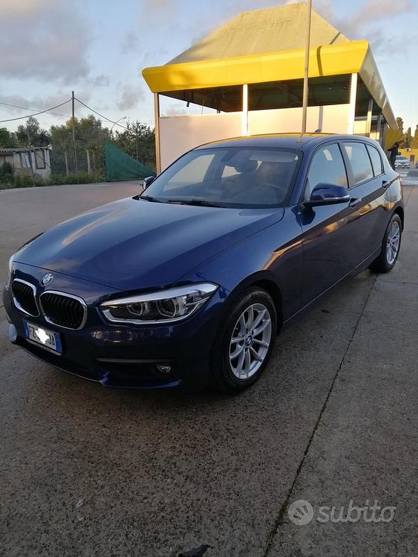 Usata BMW 116 116 CV (85 kW) 2019 Blu Utilitaria