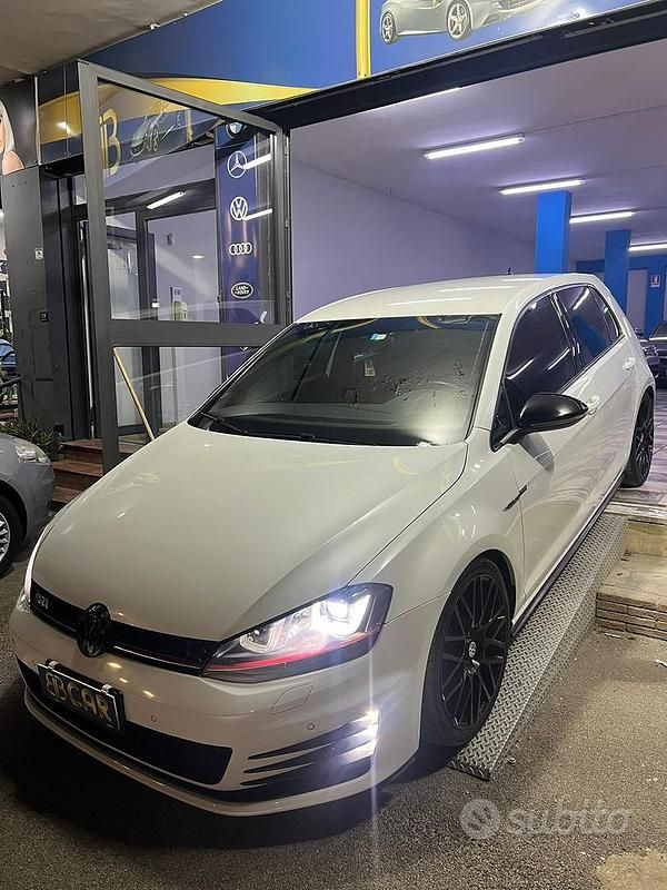 Usata VW Golf VII GTI 220 CV (161 kW) 2013 Bianco Berlina