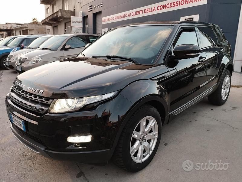 Nero Usata 2013 Land Rover Range Rover evoque Pure SUV | 14.400 € (Cara) - Immagine 1/4