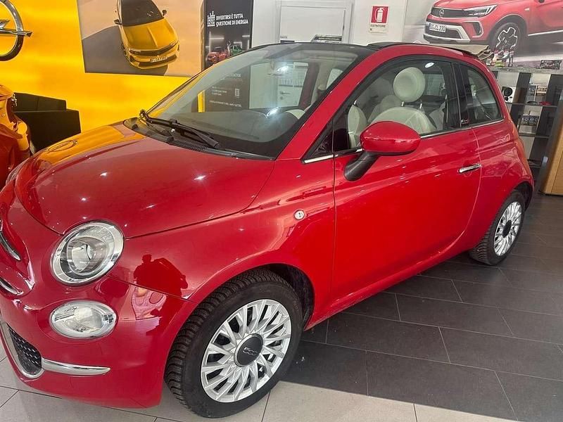 Usata Fiat 500C Lounge 69 CV (50 kW) 2017 Rosso Cabrio