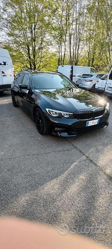 Usata BMW 318 Advantage 150 CV (110 kW) 2019 Nero Station wagon