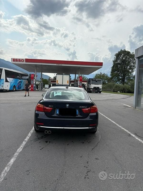 Usata BMW 430 Luxury Line 258 CV (189 kW) 2017 Blu/azzurro Coupé
