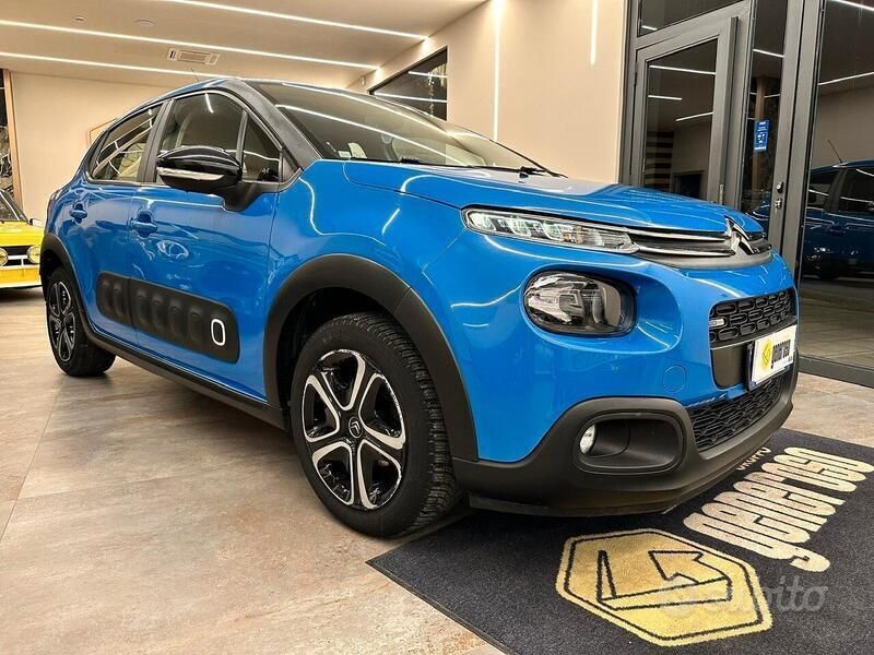 Usata Citroën C3 PureTech 82 CV (60 kW) 2017 Blu Utilitaria