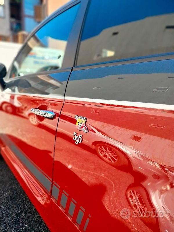 Usata Abarth 595 160 CV (117 kW) 2013 Rosso Cabrio