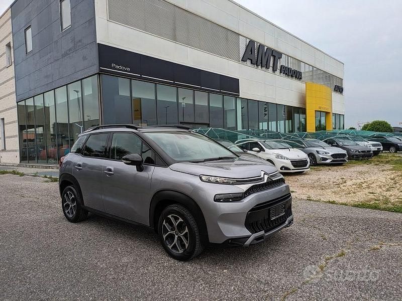 Grigio Usata 2021 Citroën C3 Aircross PureTech SUV | 13.500 € (Buon prezzo) - Immagine 1/4