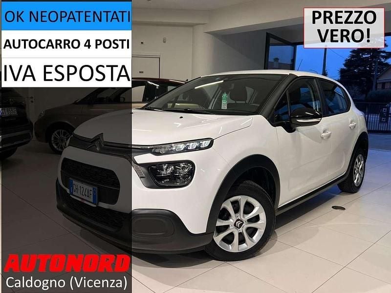 Usata Citroën C3 Feel 102 CV (75 kW) 2022 Bianco Utilitaria