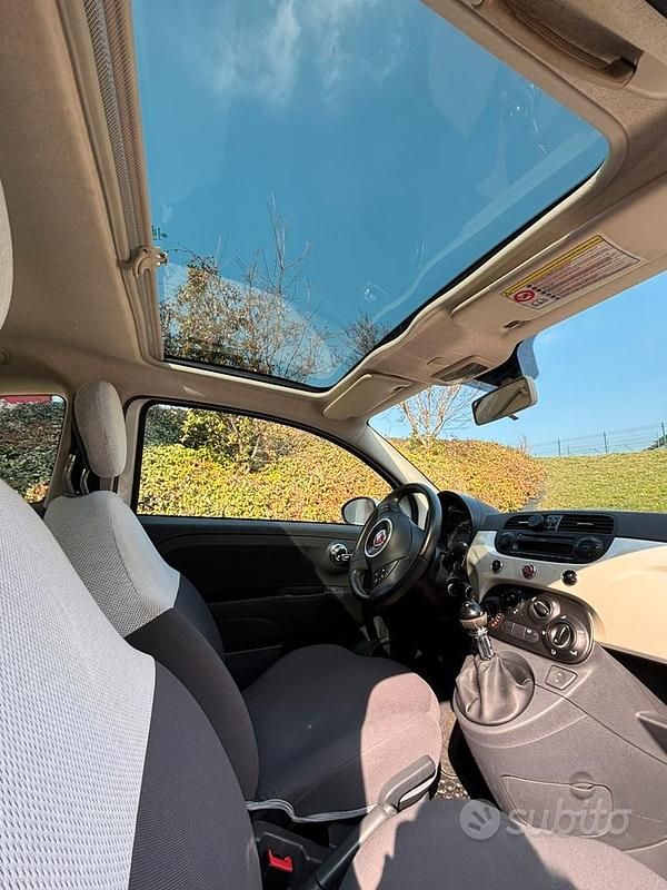 Usata Fiat 500 69 CV (50 kW) 2009 Bianco Cabrio
