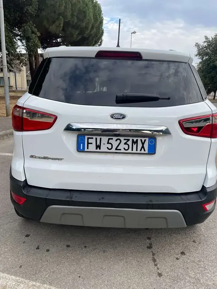 Usata Ford Ecosport Titanium 99 CV (72 kW) 2019 Bianco SUV