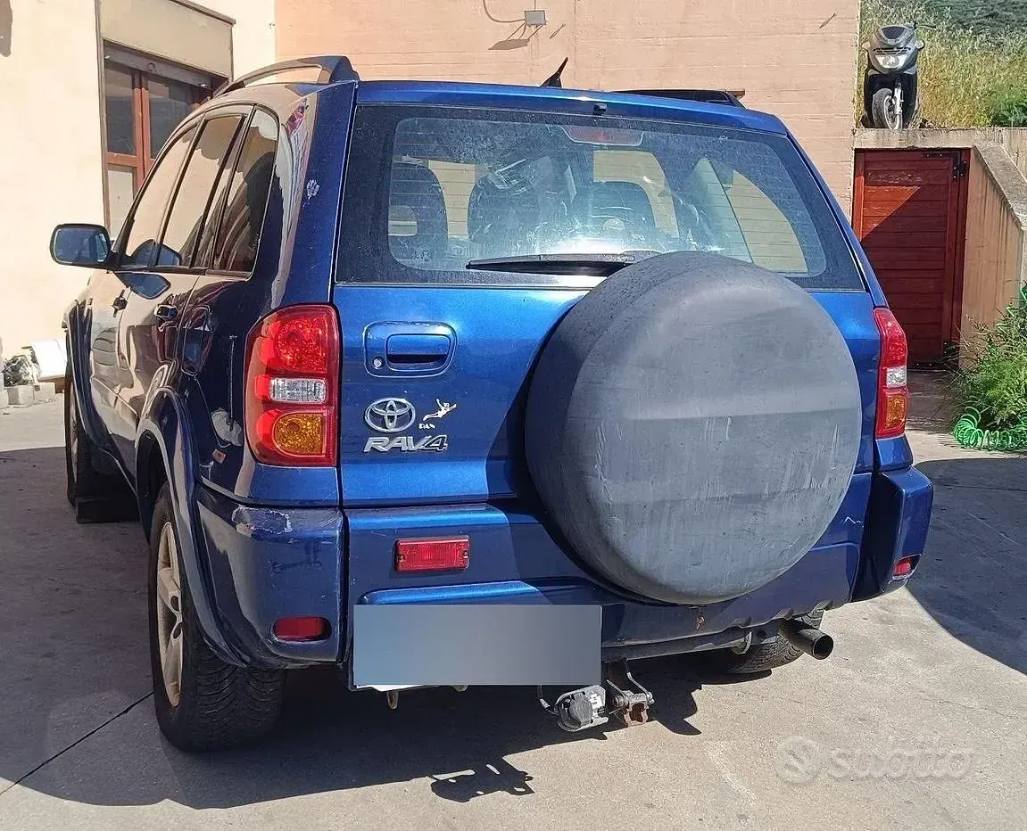 Usata Toyota RAV4 116 CV (85 kW) 2004 Blu SUV