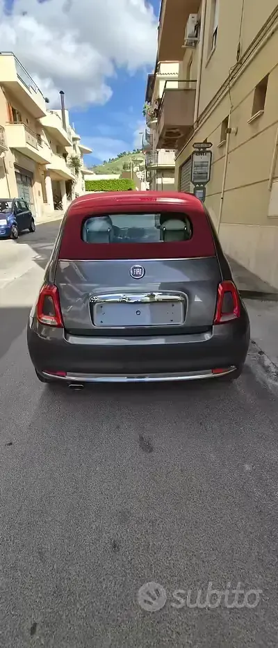 Usata Fiat 500 69 CV (50 kW) 2018 Grigio Cabrio