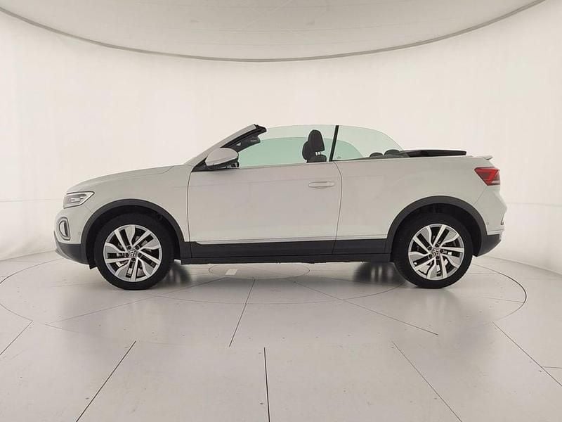 Usata VW T-Roc Cabriolet Style 110 CV (80 kW) 2022 Pure white nero Cabrio