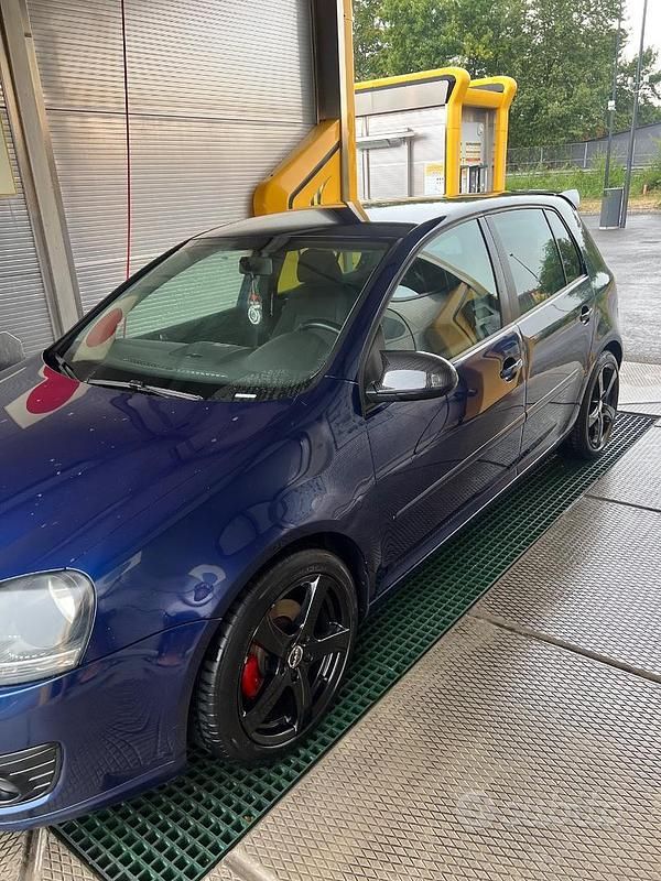 Usata VW Golf V GT 105 CV (77 kW) 2007 Blu Coupé
