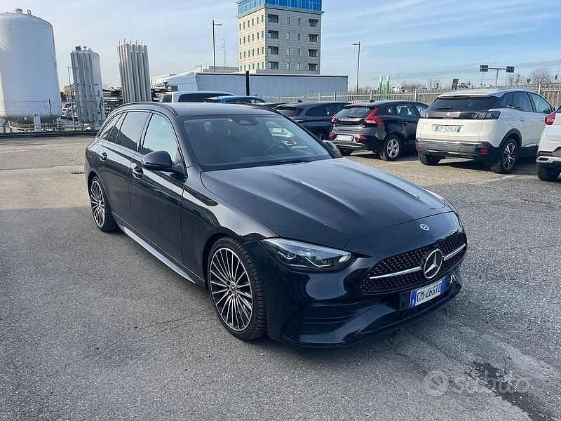 Usata Mercedes C220 Premium Plus 200 CV (147 kW) 2023 Nero Station wagon