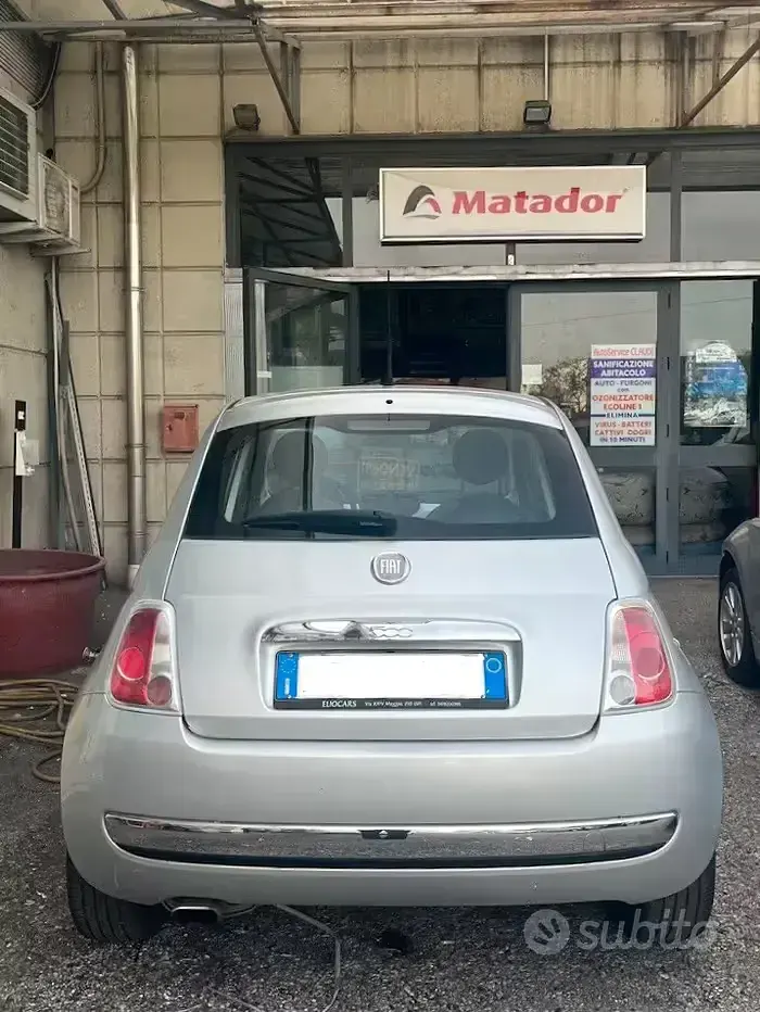 Usata Fiat 500 Lounge 69 CV (50 kW) 2012 Grigio Berlina