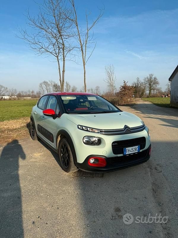 Usata Citroën C3 82 CV (60 kW) 2017 Verde Berlina