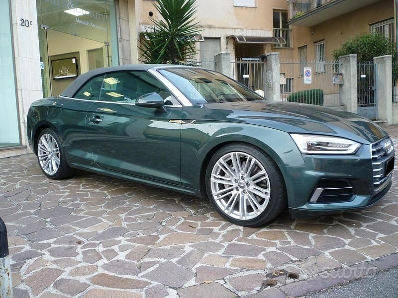 Usata Audi A5 Cabriolet 285 CV (209 kW) 2019 Verde Cabrio