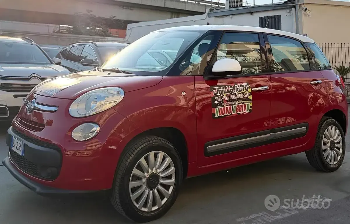 Usata Fiat 500L 84 CV (61 kW) 2015 Rosso Monovolume