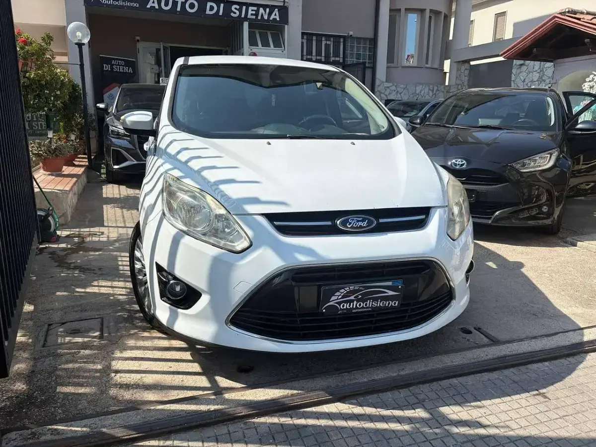 Usata Ford C-MAX Titanium 116 CV (85 kW) 2012 Bianco Monovolume