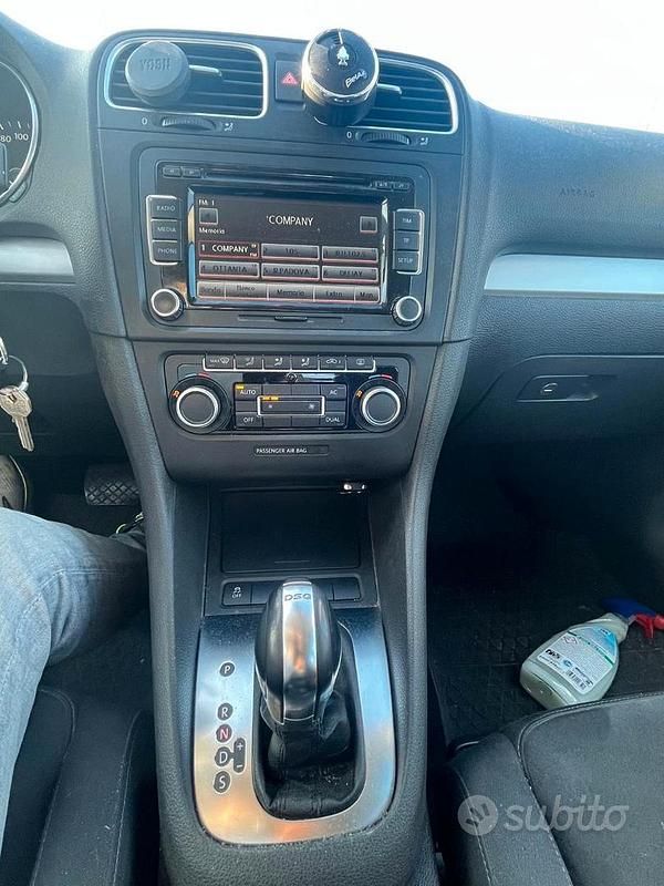 Usata VW Golf VII 105 CV (77 kW) 2012 Nero Berlina