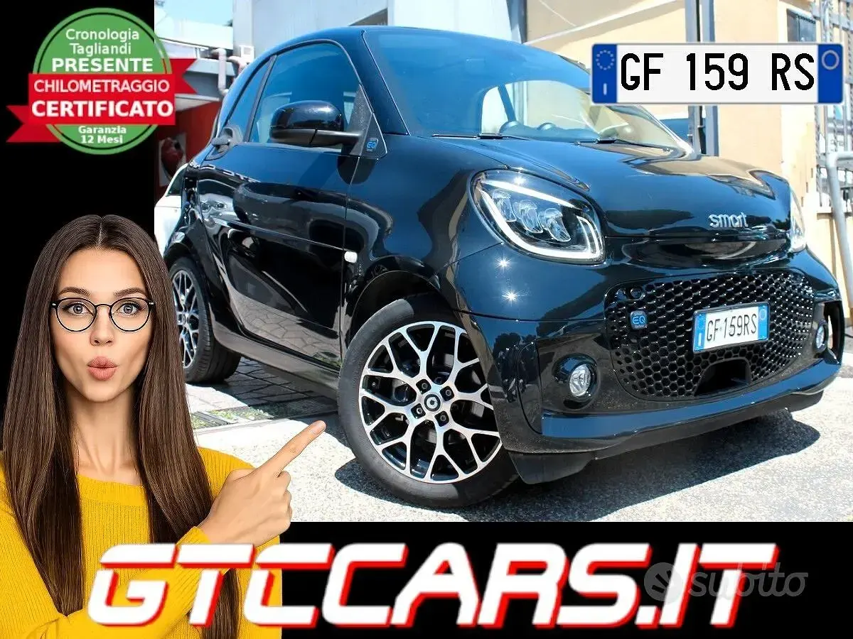 Usata Smart ForTwo Electric Drive Prime 41 kW (56 CV) 2021 Nero Berlina