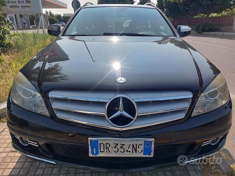 Usata Mercedes C220 Avantgarde 169 CV (124 kW) 2008 Nero Station wagon