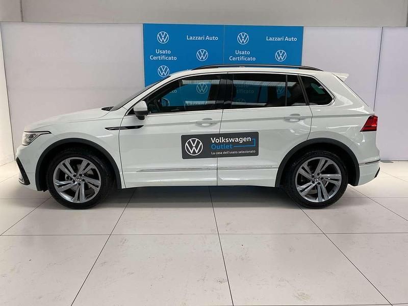 Usata VW Tiguan R-line 150 CV (110 kW) 2022 Bianco SUV