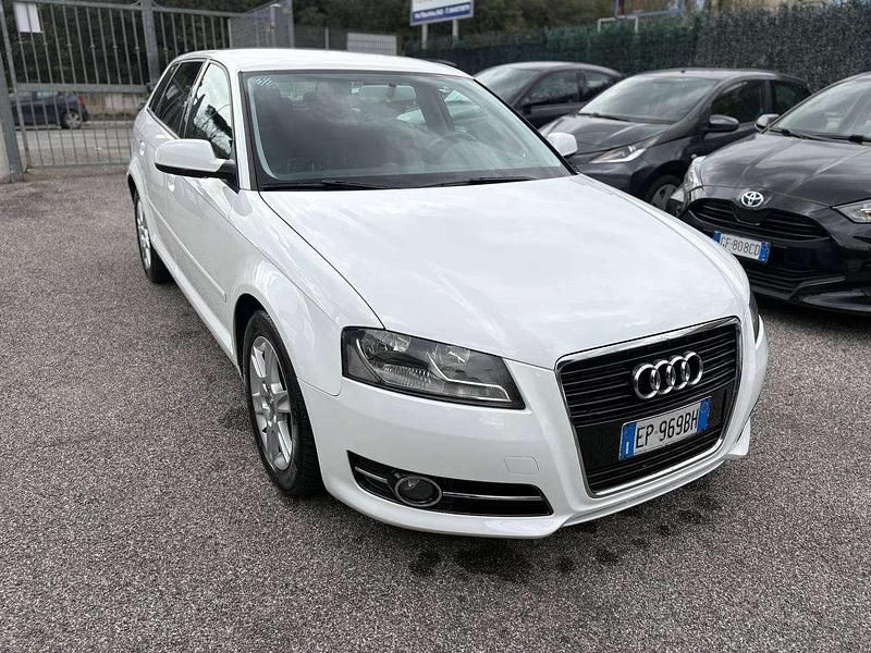 Usata Audi A3 Ambition 90 CV (66 kW) 2012 Bianco Utilitaria