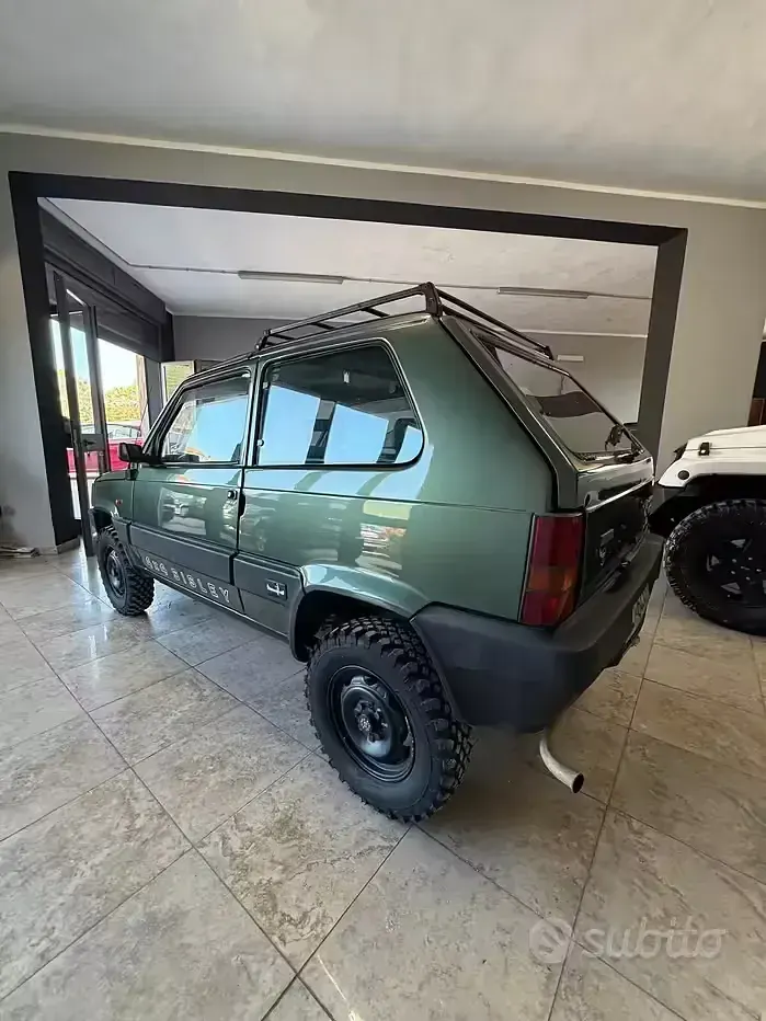 Usata Fiat Panda 4x4 50 CV (36 kW) 1990 Verde Utilitaria