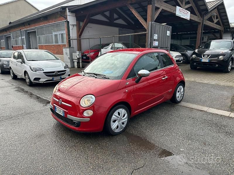 Usata Fiat 500 Pop 100 CV (73 kW) 2008 Rosso Berlina