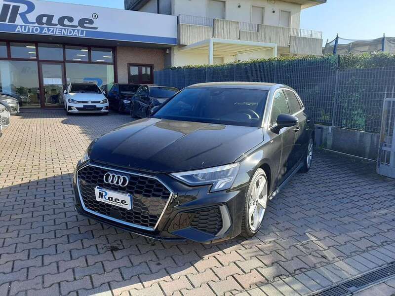 Usata Audi A3 S-Line 150 CV (110 kW) 2022 Nero Berlina