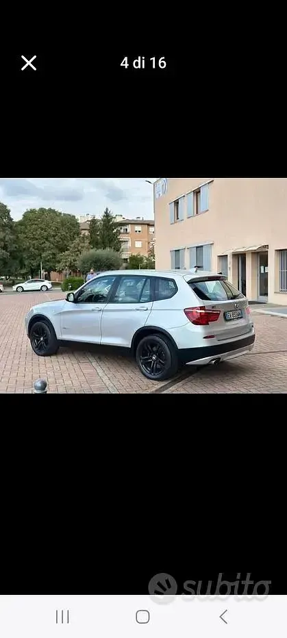 Usata BMW X3 Comfort Edition 184 CV (135 kW) 2014 Grigio SUV
